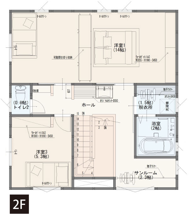 House Plan｜2F